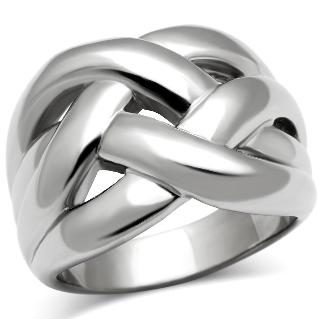 JCE396 High polished (no plating) Stainless Steel Ring with No Stone